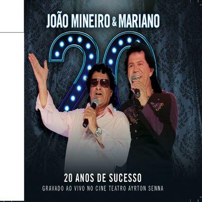 Portada de Álbum "20 Anos de Sucesso - Recordação (Ao Vivo)", de João Mineiro e Mariano