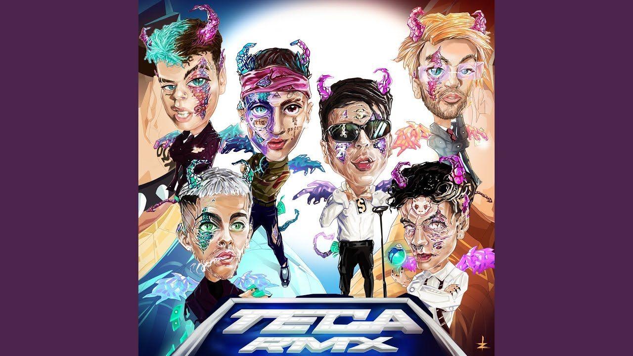 Capa do álbum "Teca (remix)", de YSY A