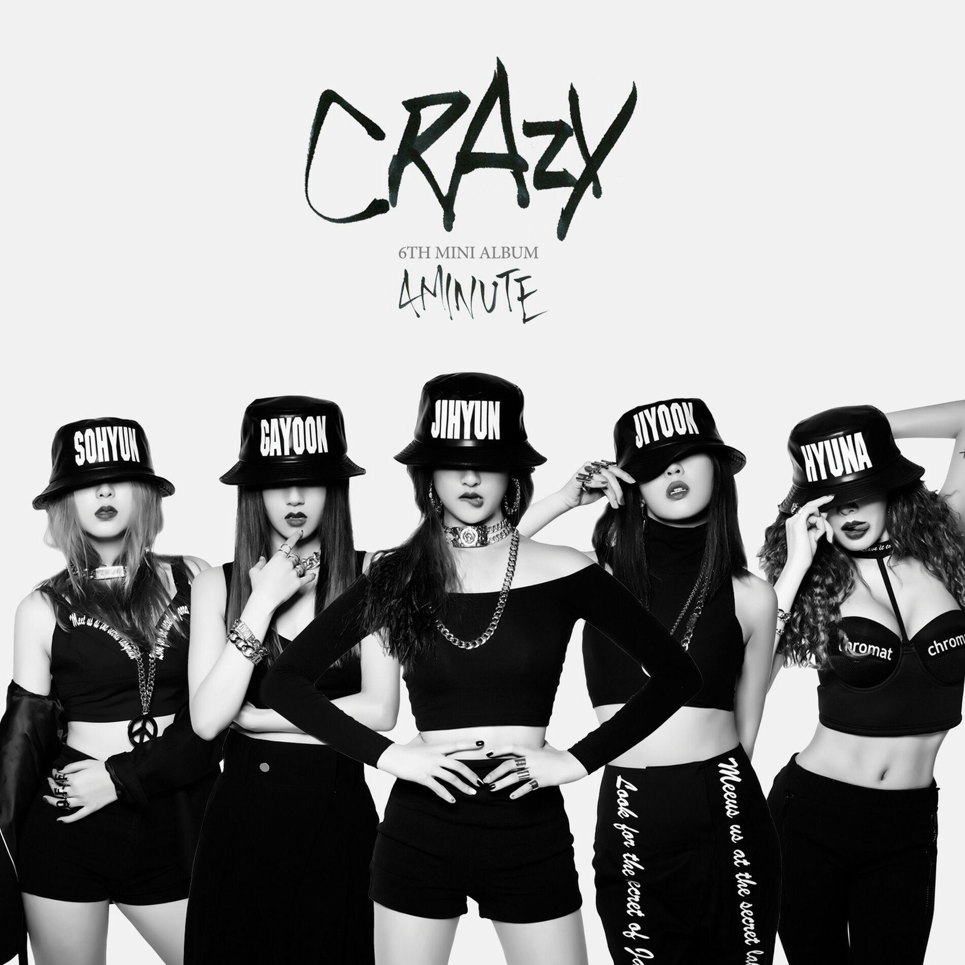 Capa do Single/EP "Crazy", de 4Minute