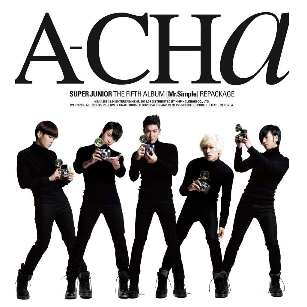 Capa do álbum "A-Cha", de SUPER JUNIOR