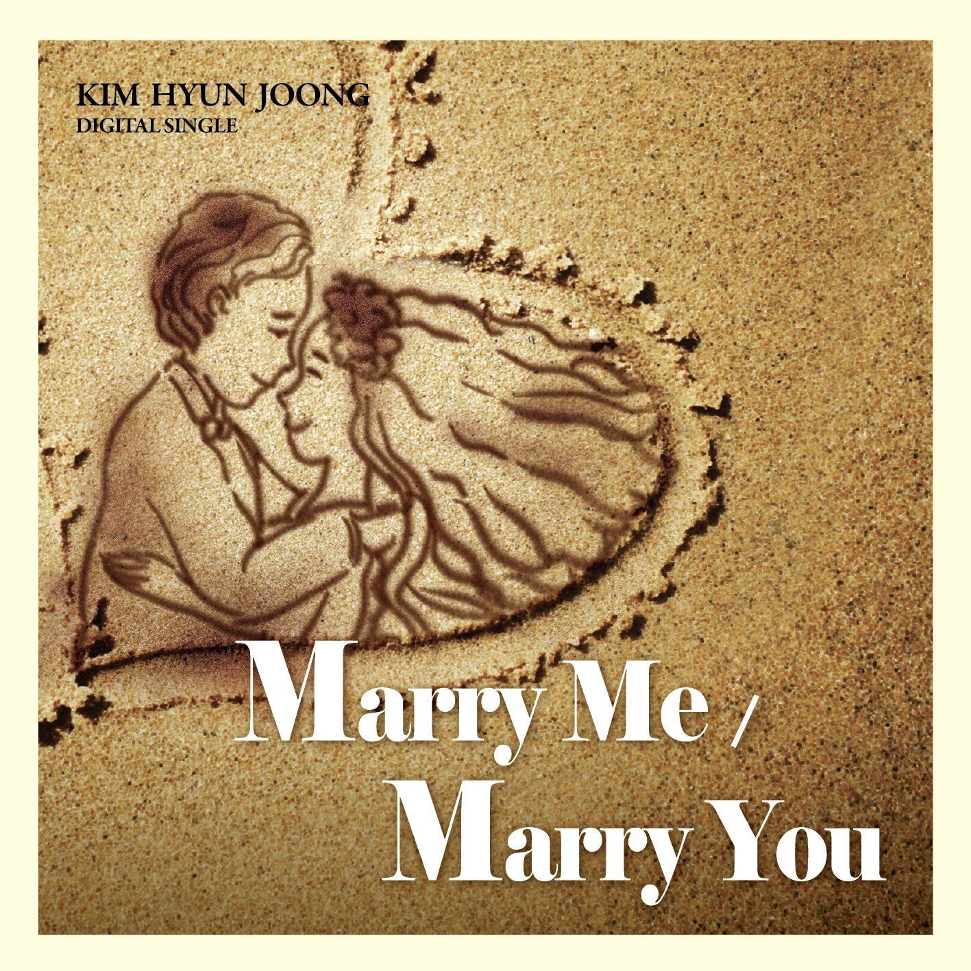Portada de Sencillo/EP "Marry Me / Marry You", de Kim HyunJoong