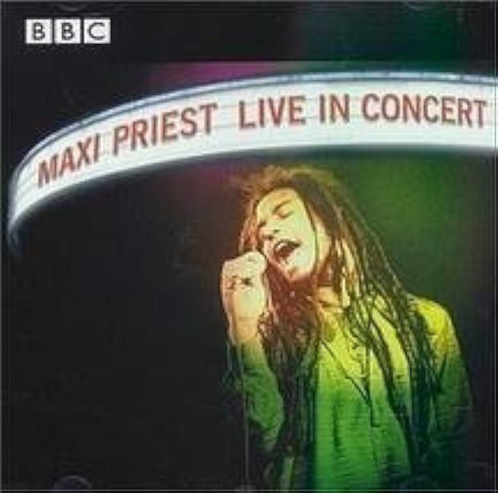 Capa do Álbum "Live In Concert", de Maxi Priest