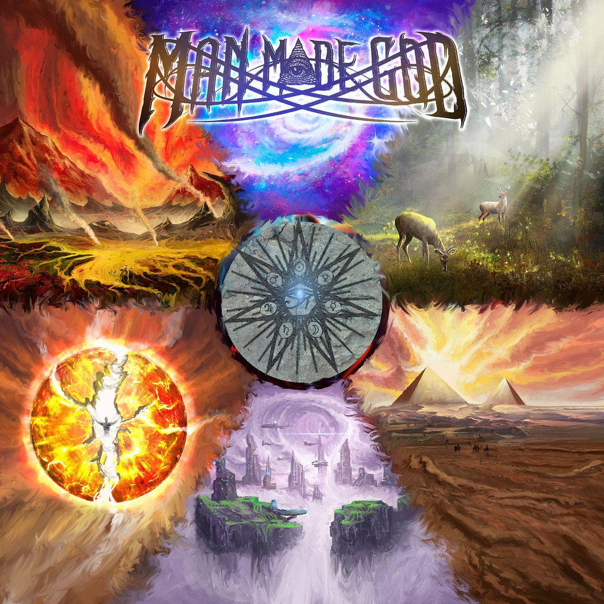 Portada de Álbum "Man Made God", de Man Made God