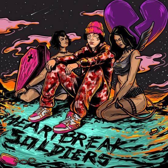 Capa do Álbum "HeartBreak Soldier", de Lil Xan