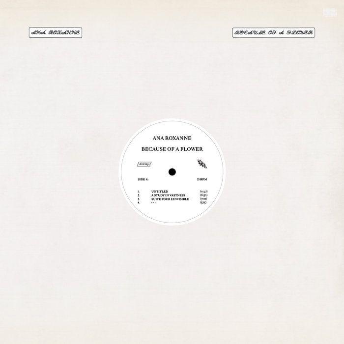 Portada de Álbum "Because Of a Flower", de Ana Roxanne