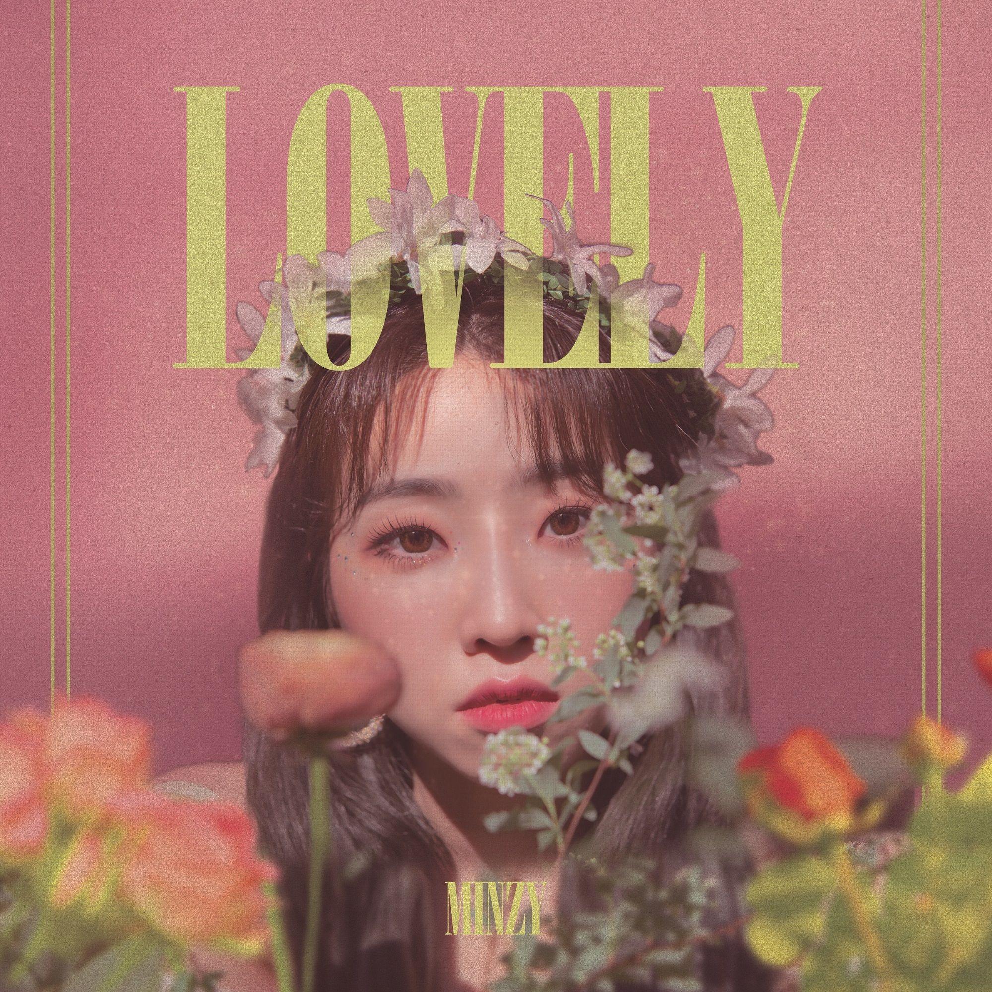 Portada de Sencillo/EP "LOVELY", de Minzy