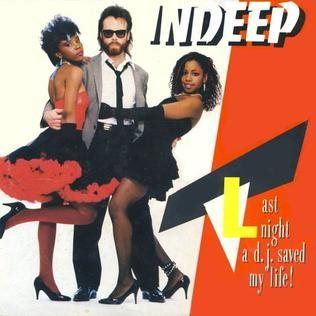 Portada de Álbum "Last Night a DJ Saved My Life", de Indeep