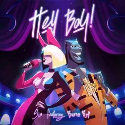 Portada del álbum "Hey Boy (feat. Burna Boy)", de Sia