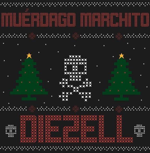 Capa do Single/EP "Muérdago Marchito", de Diezell