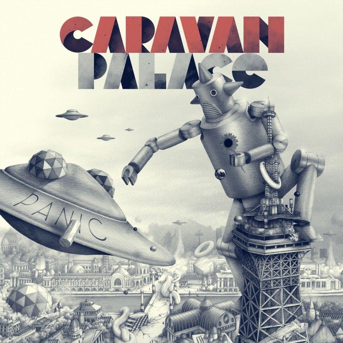 Capa do Álbum "Panic", de Caravan Palace