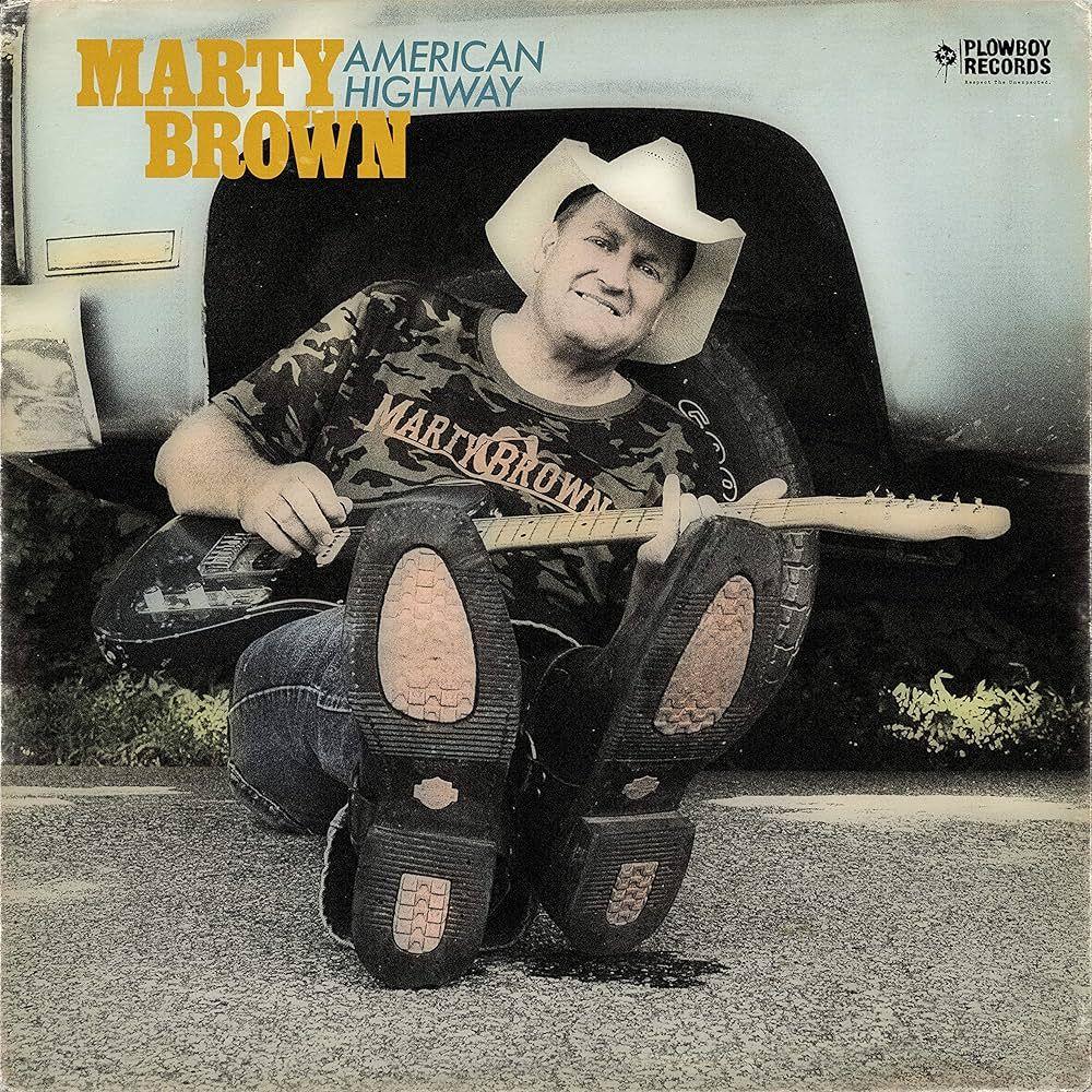 Portada de Álbum "American Highway", de Marty Brown