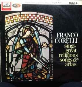 Capa do Álbum "Sings Great Religious Arias", de Franco Corelli