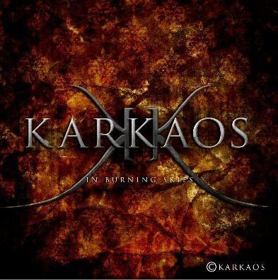 Portada de Álbum "In Burning Skies", de Karkaos