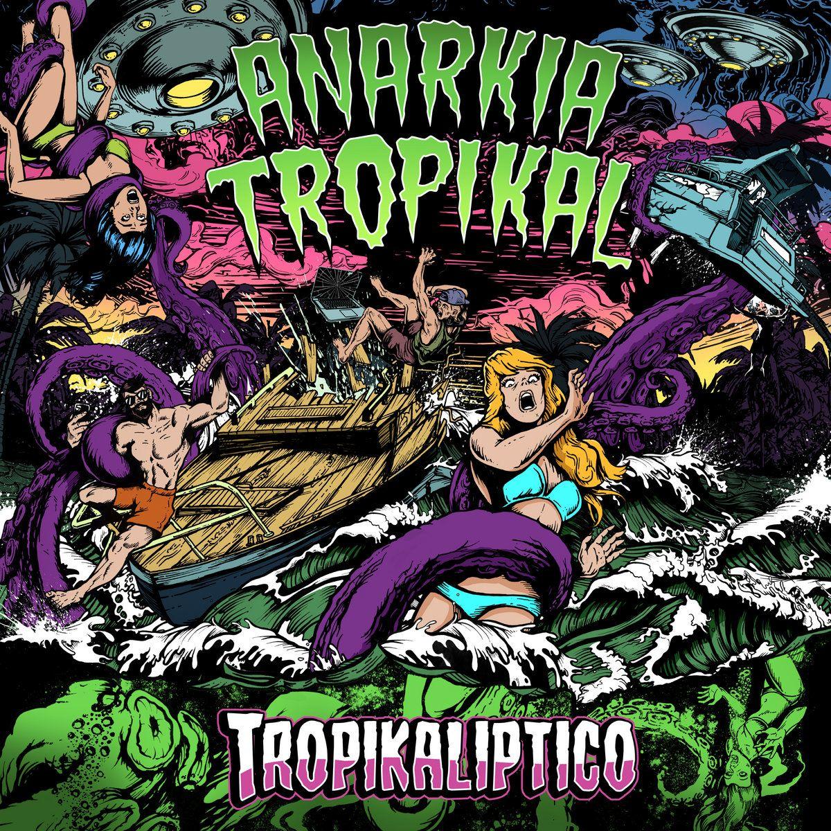 Capa do Álbum "Tropikaliptico", de Anarkia Tropikal