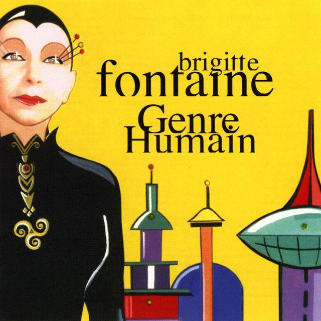 Portada de Álbum " Genre Humain", de Brigitte Fontaine