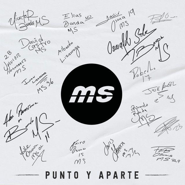Portada de Álbum "PUNTO Y APARTE", de Banda MS de Sergio Lizárraga