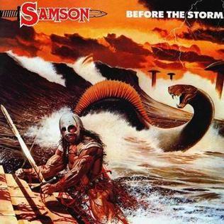 Capa do Álbum "Before The Storm (1982)", de Samson