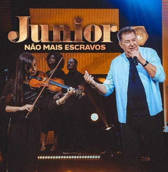 Portada del álbum "Não Mais Escravos", de Junior (Gospel)