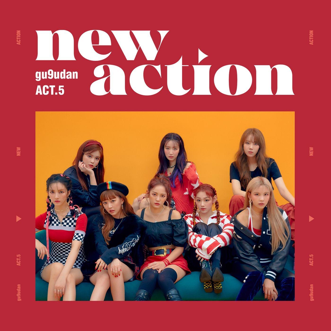 Portada de Sencillo/EP "ACT.5 New Action", de gugudan