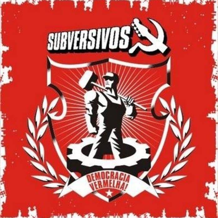 Portada de Álbum "Democracia Vermelha", de Subversivos