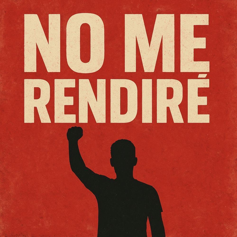 Single/EP cover of "No Me Rendiré" by Alexis Salvador