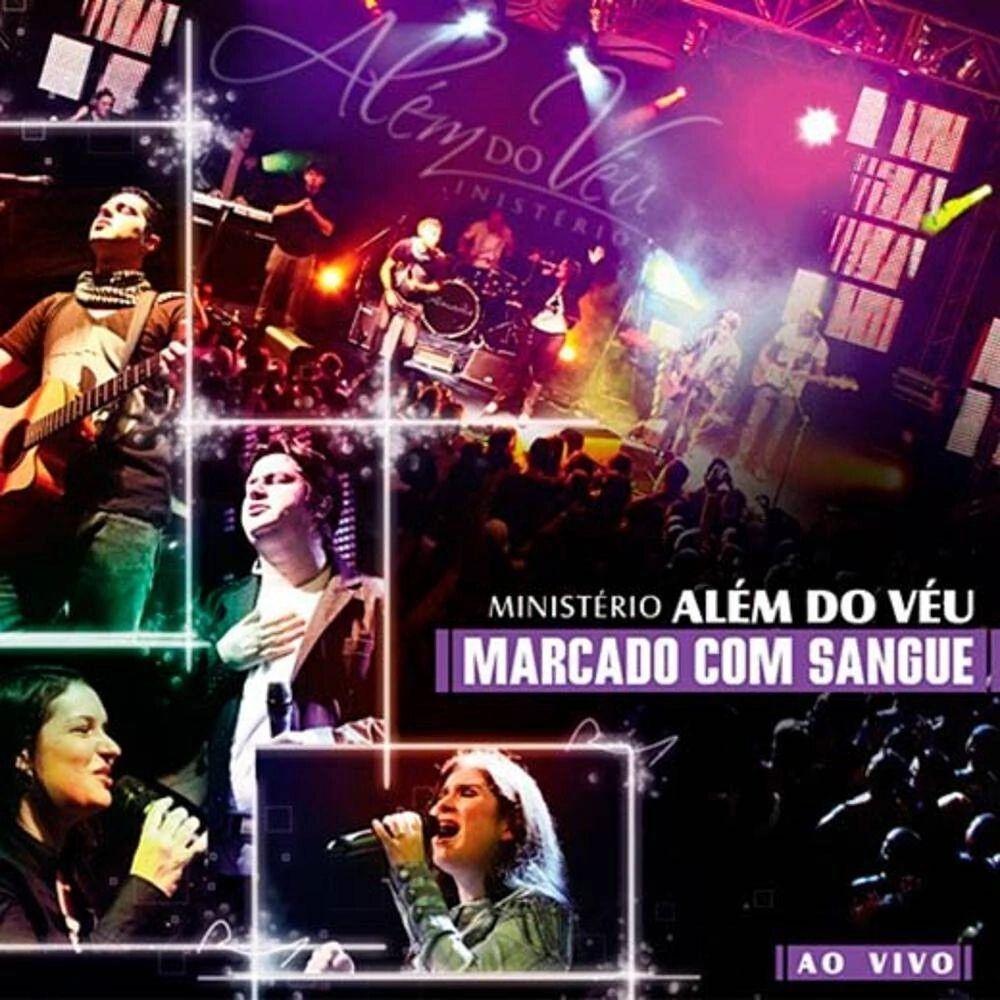 Portada de Álbum "Marcados Com Sangue (Ao Vivo)", de Ministério Além do Véu