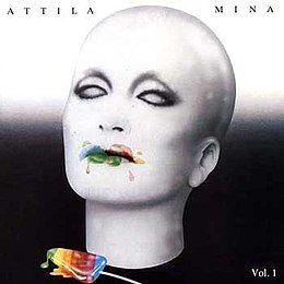 Portada del álbum "Attila", de Mina