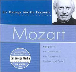 Portada de Álbum "Sir George Martin Presents - Mozart", de Wolfgang Amadeus Mozart