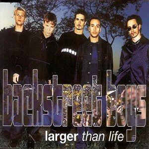 Capa do álbum "Larger Than Life ", de Backstreet Boys