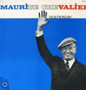 Capa do Álbum ""Yesterday"", de Maurice Chevalier
