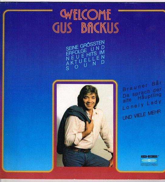 Portada de Álbum "Welcome Gus Backus", de Gus Backus