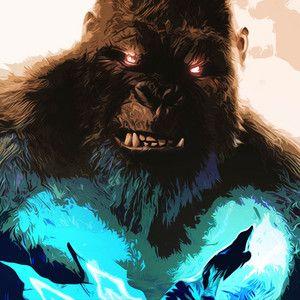 Capa do álbum "Rap do Kong (Monsterverse) - Protetor da Ilha", de Papyrus da Batata