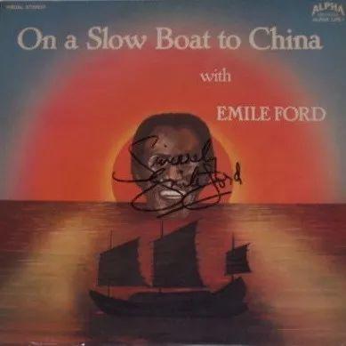 Capa do Álbum "On a Slow Boat To China", de Emile Ford