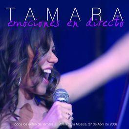Portada de Álbum "Emociones en Directo", de Tamara