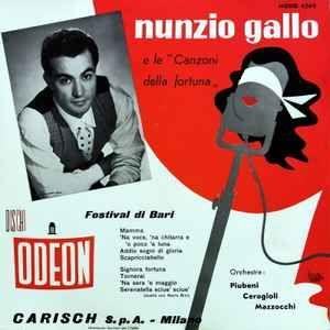 Portada de Álbum ""le Canzoni Della Fortuna" Del Festival di Bari", de Nunzio Gallo