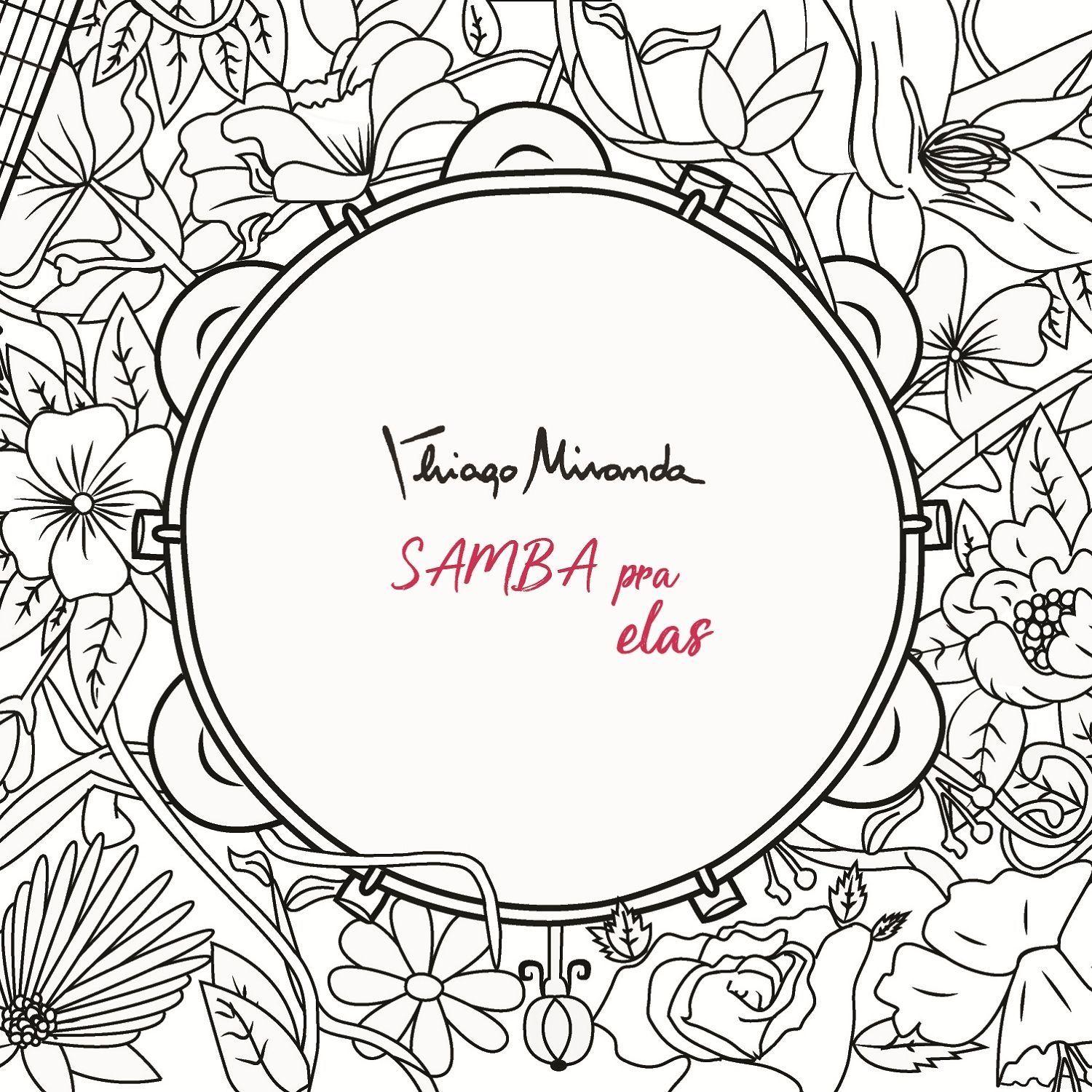 Capa do Álbum "Samba Pra Elas", de Thiago Miranda