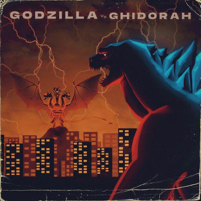 Portada del álbum "Godzilla vs Ghidorah", de kamaitachi
