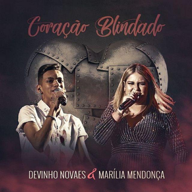 Portada del álbum "Coração Blindado (part. Devinho Novaes)", de Marília Mendonça