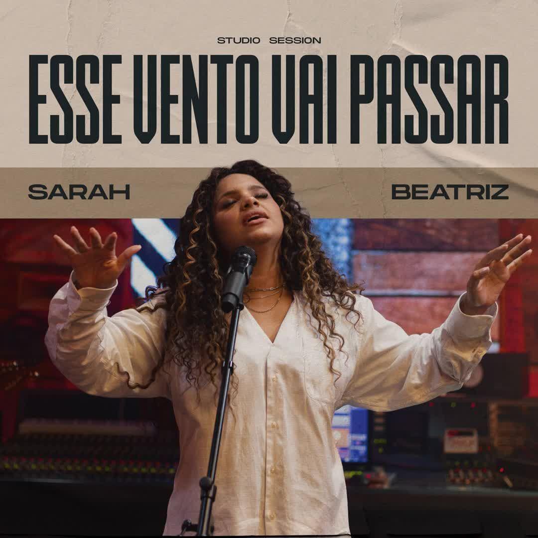Capa do Single/EP "Esse Vento Vai Passar (Studio Session)", de Sarah Beatriz