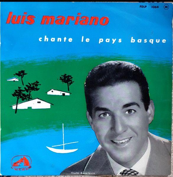Portada de Álbum "Chante Le Pays Basque", de Luis Mariano