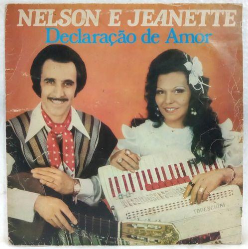 Capa do Álbum "Declaração De Amor", de Nelson e Jeanette