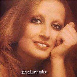 Capa do álbum "Singolare", de Mina