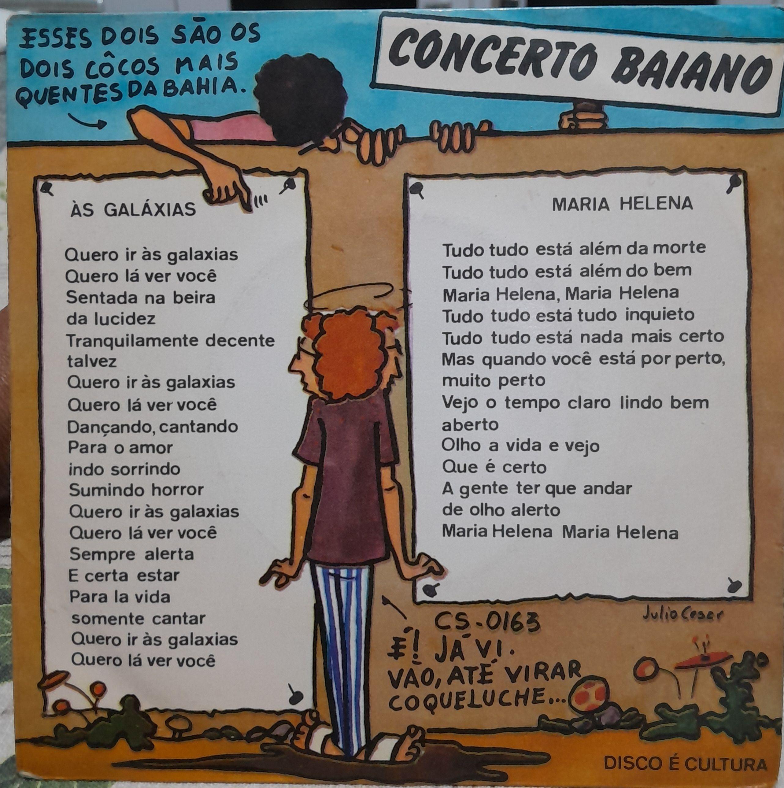 Portada de Sencillo/EP "Concerto Baiano ", de Concerto Baiano