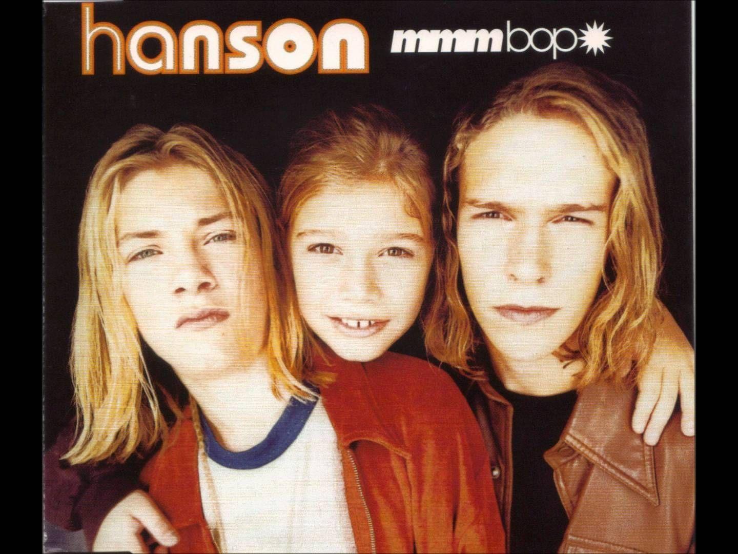 Portada del álbum "MMMBop", de Hanson
