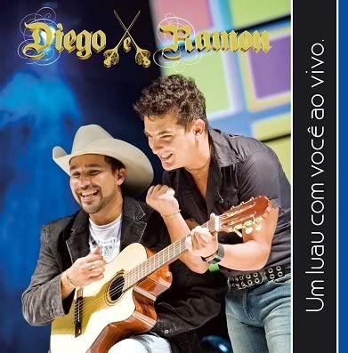 Portada de Álbum "Um Luau Com Você", de Diego e Ramon