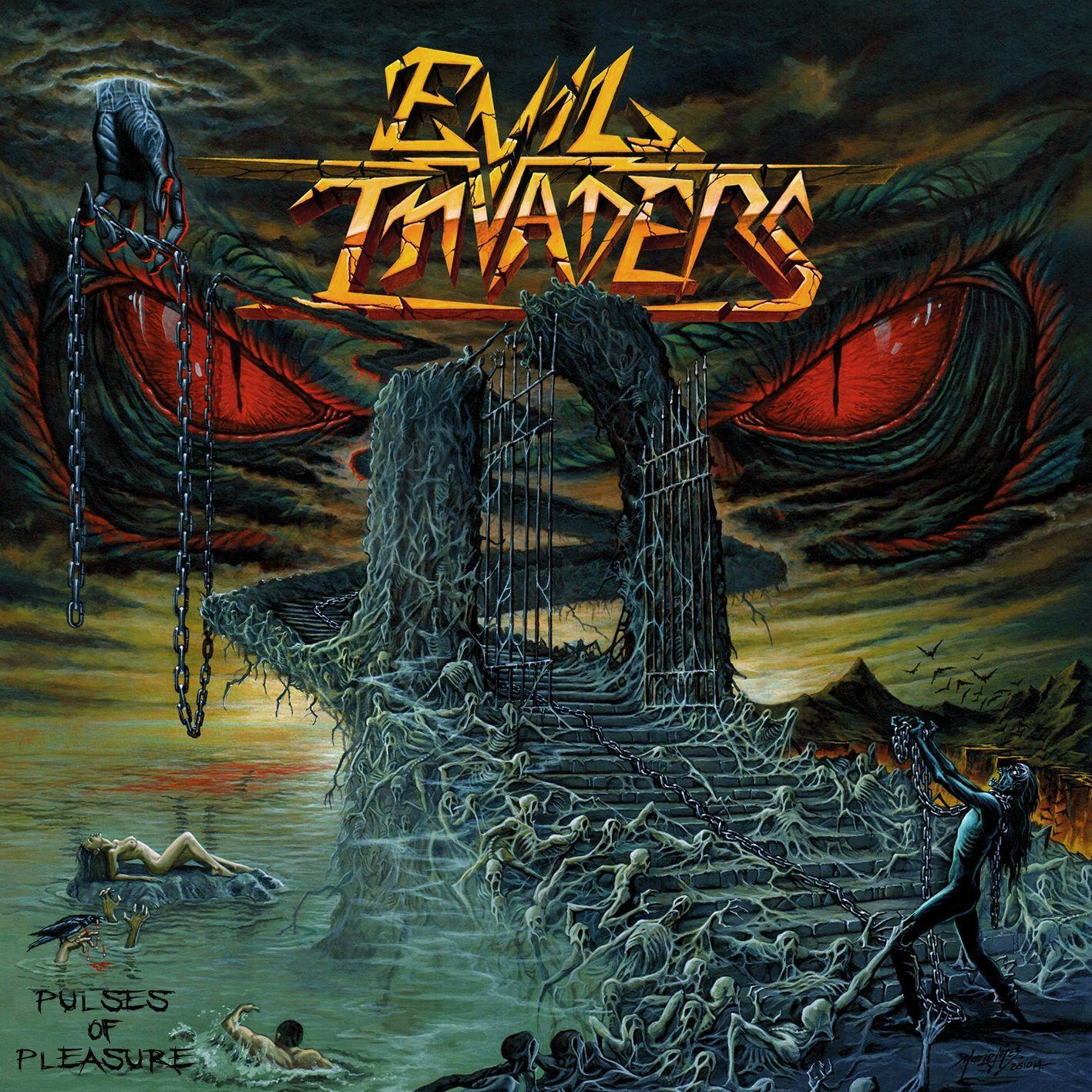 Capa do Álbum "Pulses Of Pleasure", de Evil Invaders