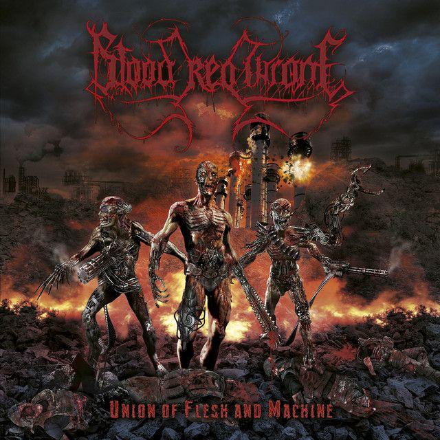 Capa do Álbum "Union Of Flesh And Machine", de Blood Red Throne