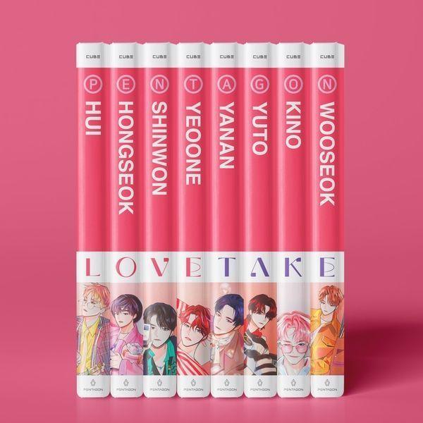 Portada del álbum "Love Or Take", de PENTAGON