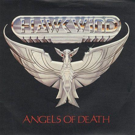 Portada de Sencillo/EP "Angels Of Death", de Hawkwind