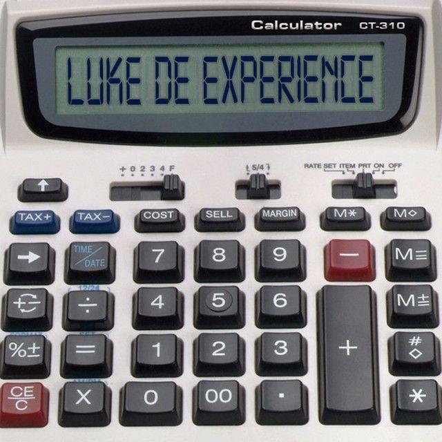 Portada de Sencillo/EP "Calculator", de Luke de Experience